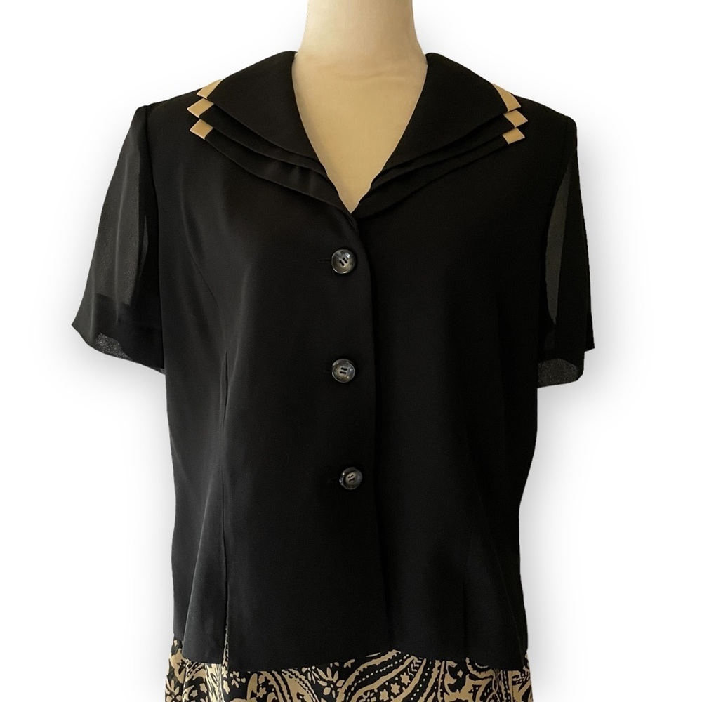 Sold NWT Danny & Nicole 2 Piece Set Skirt and Blouse - Picture 3 of 14